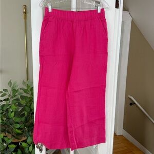 Women’s TAHARI Linen Wide Leg Pants